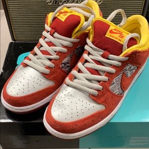 NIKE DUNK LOW PREMIUM SB QS CRAWFISH SIZE 10 RUKUS